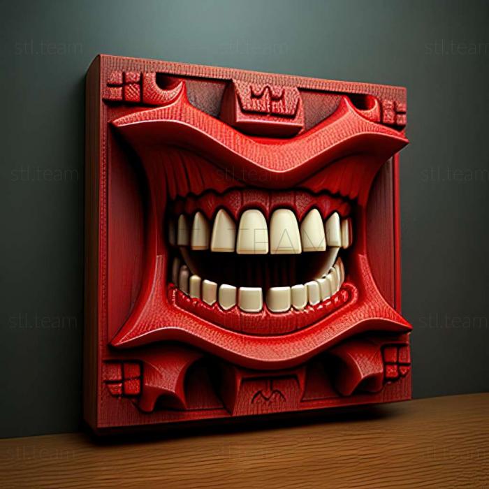 3D model The Dishwasher Vampire Smile game (STL)